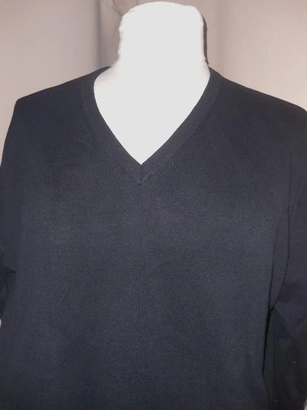 Pull col V noir homme 40 - L